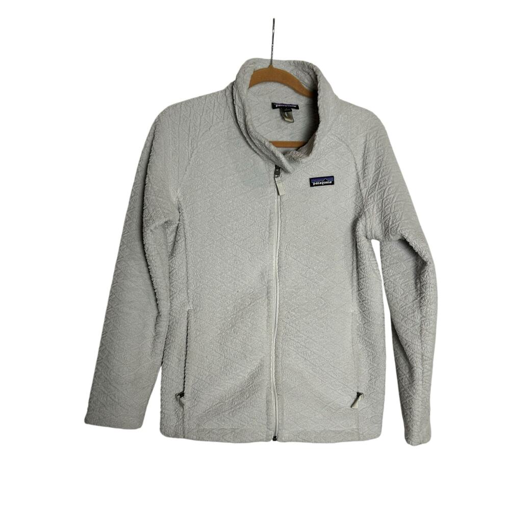 Patagonia Diamond Pattern Capra High Zip Neck Full Zip Jacket Size Small